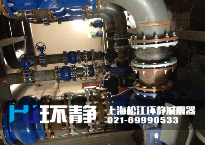 DN200<a href=http://www.ew3c.cn target=_blank class=infotextkey>橡膠軟接頭</a>安裝實(shí)圖